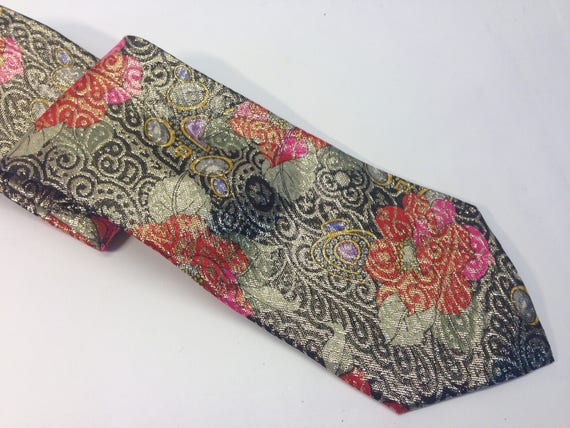 Paco Rabanne | Vintage Silk Necktie | 1980s | Nec… - image 2