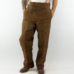 SNCF | Vintage Railway Chore Pants | 1950s | Rail Workers Trousers