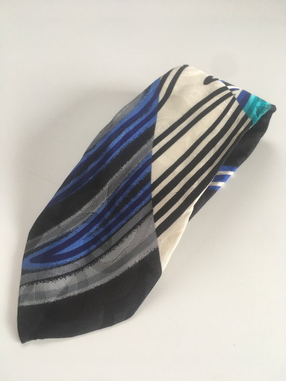 Claude Montana | Vintage Silk Necktie | 1990s | N… - image 7