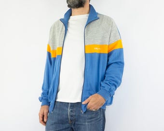 Vintage 70s 80s Adidas Ventex Trefoil 3 Striped Hoodie
