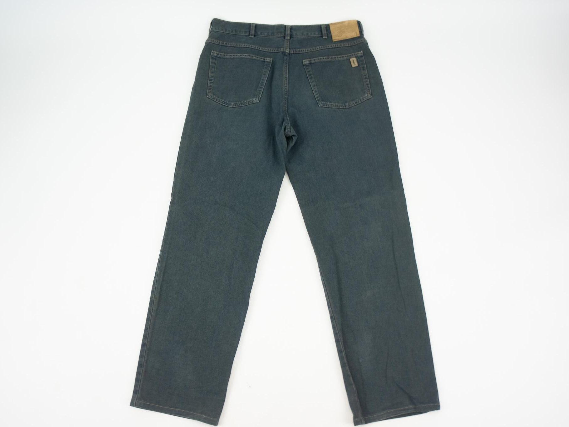 Vintage Yves Saint Laurent Jeans 1980s | High Waisted Black Vintage Yves Saint Laurent Jeans 1980s | High Waisted Black