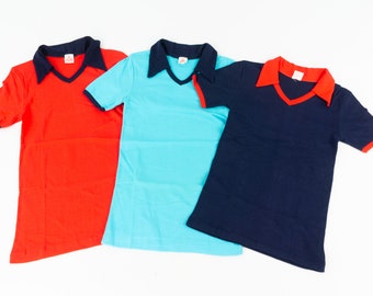 ヴィンテージ ジル・リンガー Tシャツ 1970年代 | フランス製ヴィンテージポロシャツ | バイカラーコットン | レトロTシャツ | NOS