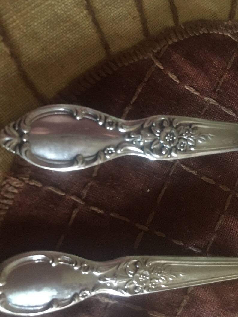 Rogers and Sons IS 3 Piece Set Of Baby Spoon Vintage Wm Fork And An Infant Spoon