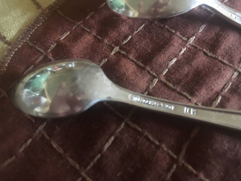 Rogers and Sons IS 3 Piece Set Of Baby Spoon Vintage Wm Fork And An Infant Spoon