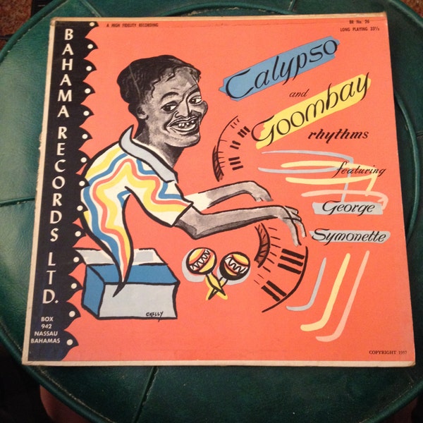 Vintage Record Album 1957 Calypso And Goombay Rhythms Featuring George Symonette