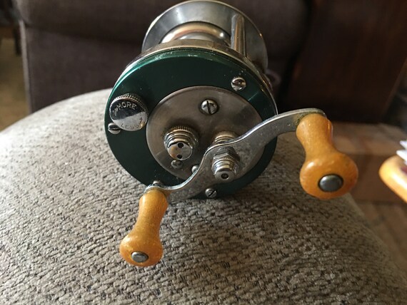 Vintage Shakespeare MARHOFF 1964 Nickel Silver Model 6E Fishing Reel - Etsy