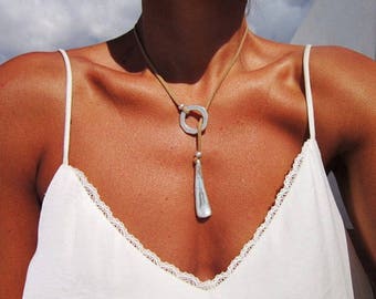 Y necklace, lariat necklace, silver jewelry, bohemian jewelry, hippy jewelry, bohemian necklaces, boho necklaces, handmade jewelry