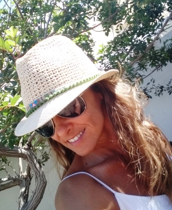 Green Fedora Hat Hats for Women Sun 