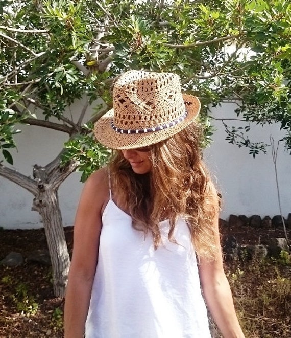 Beach Fedora Hat, Straw Hat, Sun Hats, Hats for Women, Summer Hats
