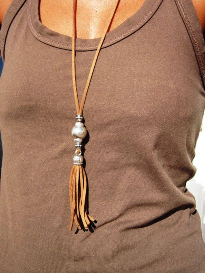 Long Necklace Boho Necklace Boho Jewelry Bohemian Jewelry Etsy
