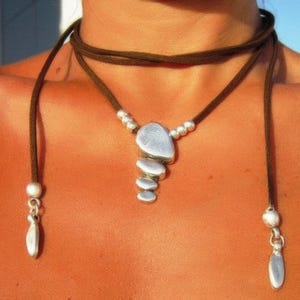 wrap necklace, bohemian necklace, Boho jewelry, bohemian jewelry, hippy jewelry, bohemian necklaces, boho necklace, handmade jewelry