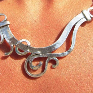 statement boho chic silver pendant necklace, boho chic jewelry, leather handmade jewelry designs by kekugi, gift ideas for her