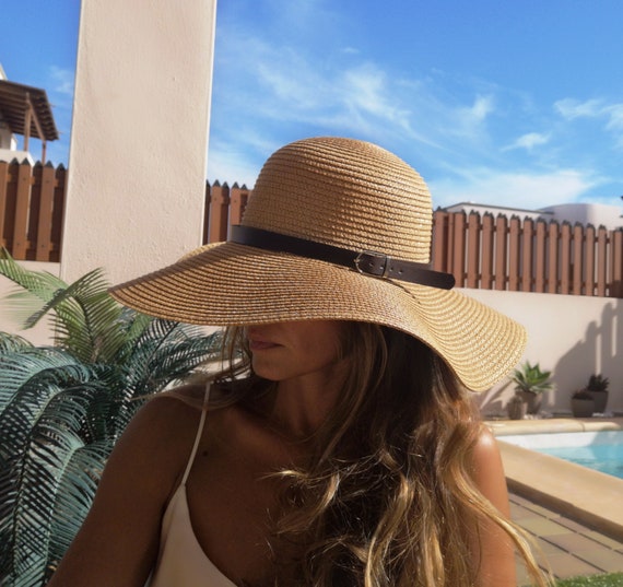 Beach Wide Brim Hat, Floppy Straw Hats, Visor Sun Hats for Women