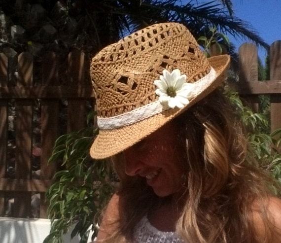 Fedora Straw Hat, Sun Hats, Hats for Women, Beach Hats, Summer