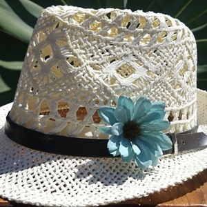 Ivory fedora straw hat, sun hats, hats for women, beach hats, summer hats, womens hats, hat store, ladies hats, sunhat,  straw hats