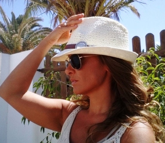 Buy Beach Sun Hat, Womens Hats, Sun Hats for Women, Fedora Hats, Ivory Hat,  Hat Styles, Leather Hats, Hat Shop, Women Hats, Beach Hat Online in India 