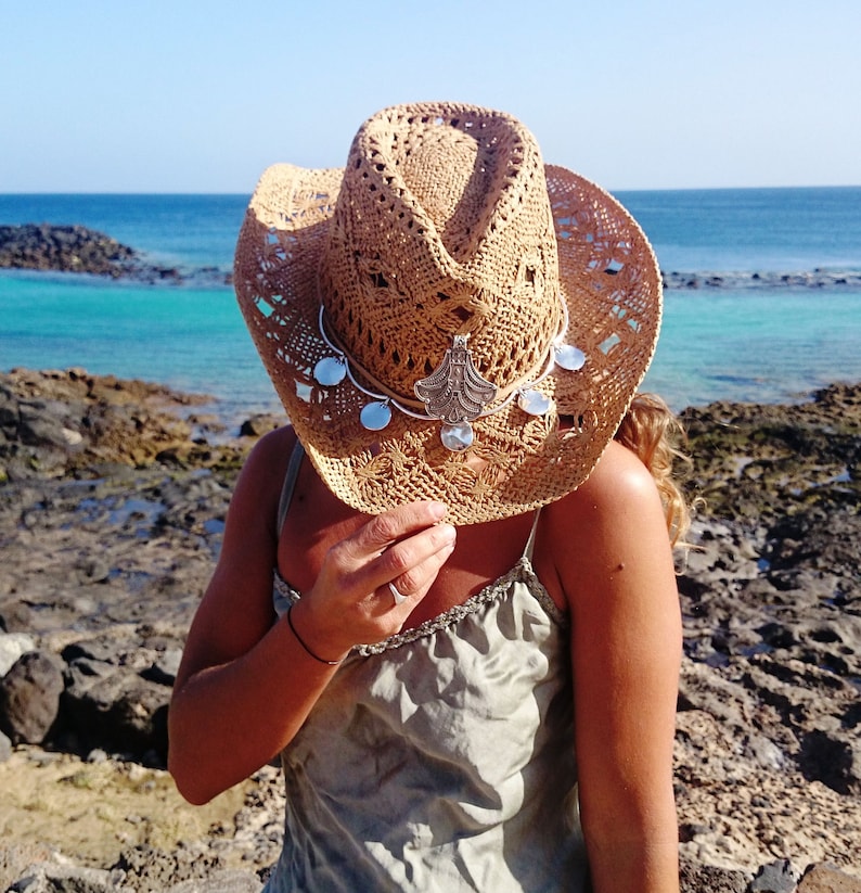 sun Party and festival hat western cowboy hat for women summer and beach hat straw hats