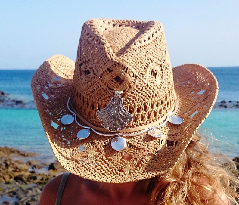 sun Party and festival hat western cowboy hat for women summer and beach hat straw hats