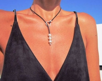 Y necklace, lariat necklace, silver jewelry, bohemian jewelry, hippy jewelry, bohemian necklaces, boho necklaces, minimalist jewelry