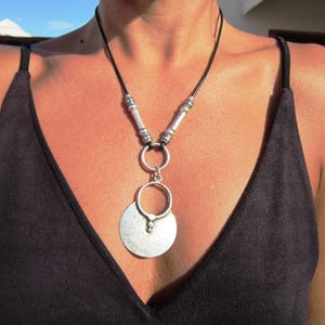 Personalized custom charm necklace  silver beaded necklaces for women, bohemian jewelry best selling ítems by kekugi