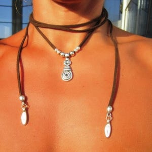 wrap ethnic necklace, handmade jewelry, Boho jewelry, bohemian jewelry, hippy jewelry, bohemian necklaces, boho necklaces