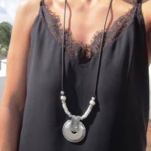 Handmade bohemian personalized jewelry gifts, birthday gift for her, boho necklace custom jewelry gift by kekugi