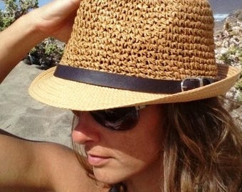 Personalizowany kapelusz dla kobiet, słomkowy kapelusz letni, spersonalizowany prezent festiwalowy, ręcznie robiony kapelusz przeciwsłoneczny typu fedora na plażę, najlepiej sprzedające się produkty firmy kekugi