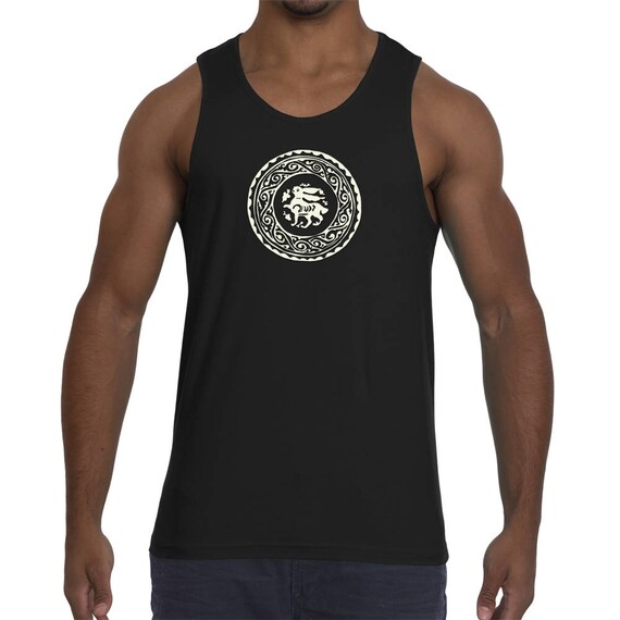 The Arabesque Bunny Premium Men's Cotton Tank