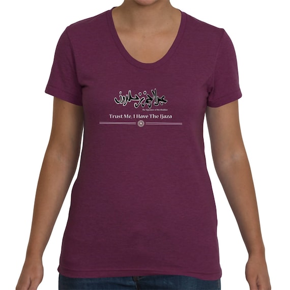 Ibn Khaldun Trust Me I Am A Historian Premium Tri-Blend T-Shirt For Women By The Arabesque