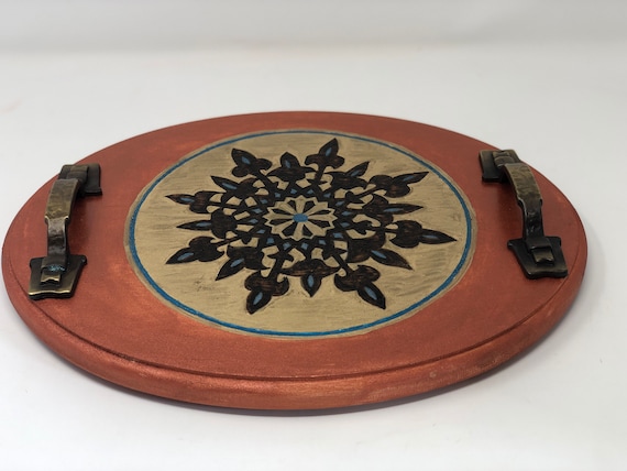 Sultan Hassan Medieval Art Themed Decorative Tray