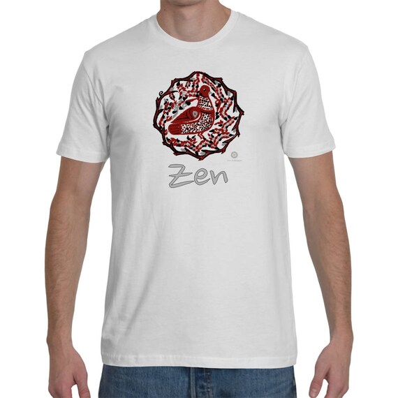 Zen - Medieval Ninth Century Dove T-Shirt By The Arabesque