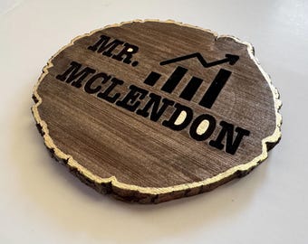 Custom Wooden Wall Art: Teacher Appreciation Gift, Home Office Decor