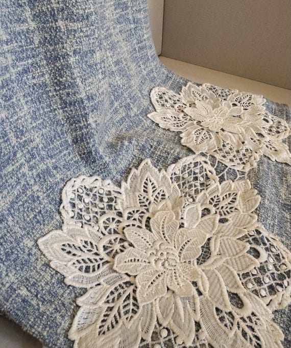 Handmade Lace Scarf - Elegant Wedding Accessory