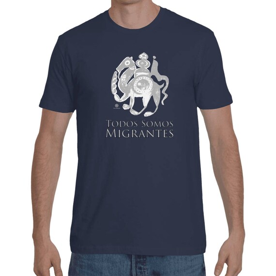 Todos Somos Migrantes - We Are All Migrants - Medieval Camel Shirt by The Arabesque