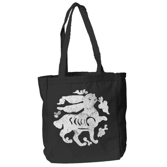 The Arabesque Bunny Medieval Hare Tote Bag by The Arabesque