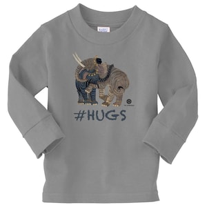 Medieval Persian Art Hoodie For Toddlers by The Arabesque Elephant Hugs