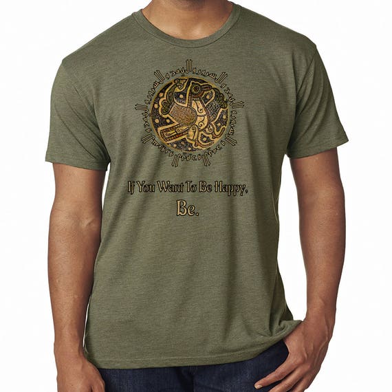 The Joy Bird by Medieval Design And Arabic Calligraphy T-Shirt By The Arabesque