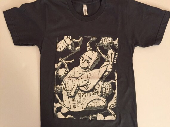 Music T-shirt; Guitar players; medieval art; medieval instruments; lutes; musicians; Music teacher gift; Medieval Lute Player Screenprint