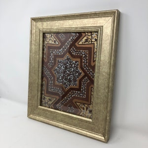 The Arabesque® Medieval Islamic Art Wall Hanging Painting With 12th Century Moroccan Almoravid Geometric Arabesque Pattern Canvas Painting. image 5