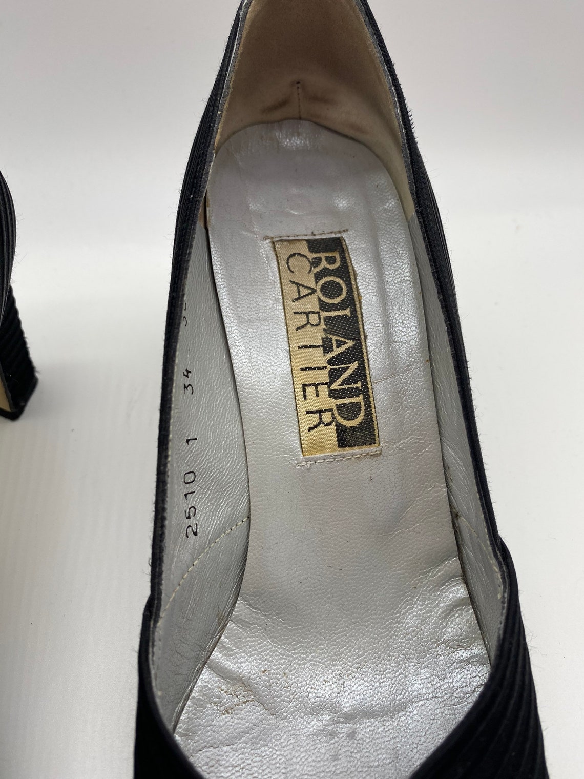 roland cartier black shoes