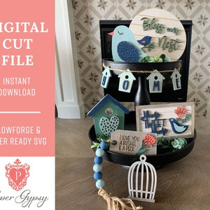 以下が含まれることがあります： 青い鳥、