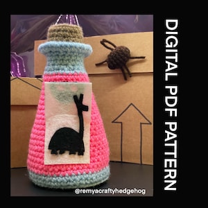 Extract of Llama - Llama Potion Bottle - DIGITAL PATTERN