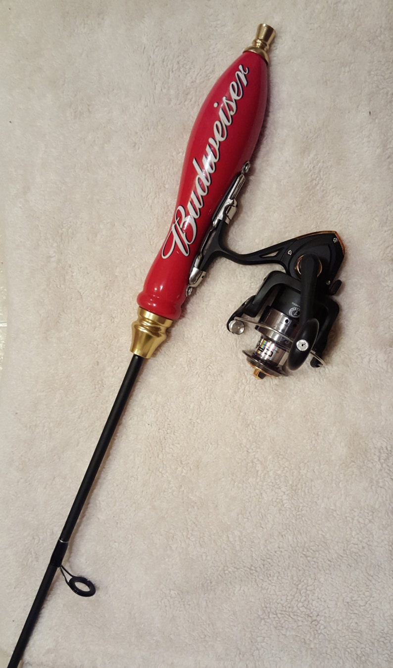 Budweiser Beer Tap Fishing Pole Etsy