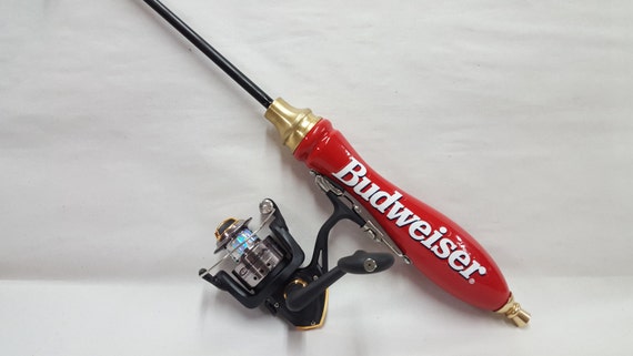 budweiser fishing pole