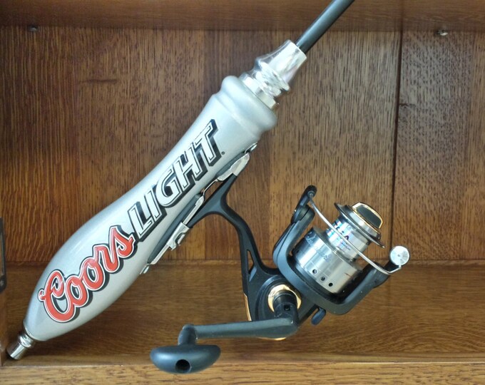 Coors Light Beer Tap Fishing Pole Etsy