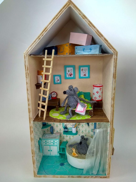 dolls house miniature animals