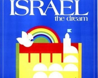 Israel The Dream. Original Poster. 1979