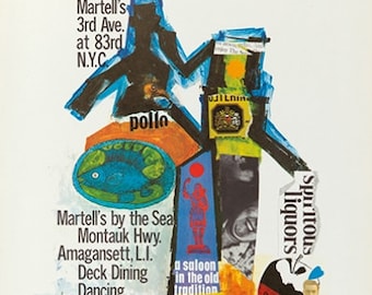 Martell's. Original Poster. 1977