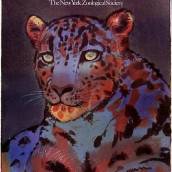 The Night of the Snow Leopard. Milton Glaser. Original Poster. 1983