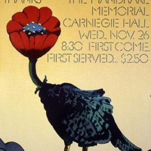 Poppy Gives Thanks. Milton Glaser. Original Poster. 1968